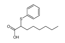 2-phenylsulfanyl-octanoic acid结构式