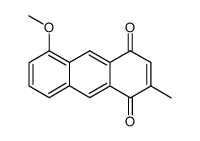 2-methyl-5-methoxy-1,4-anthraquinone Structure