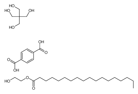 2,2-bis(hydroxymethyl)propane-1,3-diol,2-hydroxyethyl octadecanoate,terephthalic acid结构式