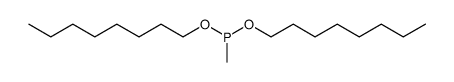 methyl-phosphonous acid dioctyl ester结构式