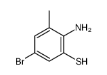 2-amino-5-bromo-3-methylbenzenethiol Structure