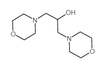 1,3-Dimorpholinopropan-2-ol Structure