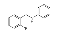 N-(2-Fluorobenzyl)-2-methylaniline structure