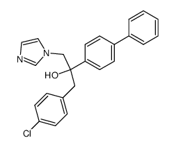 2-biphenyl-4-yl-1-(4-chloro-phenyl)-3-imidazol-1-yl-propan-2-ol Structure