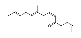 9,13-Dimethyl-1,6,9,12-tetradecatetren-5-one结构式