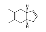 3,4-dimethyl-cis-bicyclo[4.3.0]nona-3,7-diene结构式