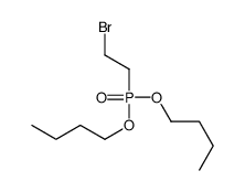 (2-Bromoethyl)phosphonic acid dibutyl ester结构式