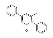 6-methyl-1,4-diphenylpyrimidin-2-one Structure