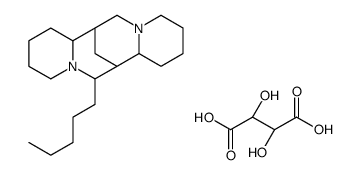 17-n-Pentylsparteine dihydrogen tartrate结构式