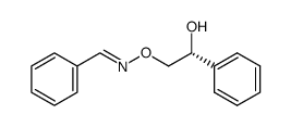 (R,E)-benzaldehydeO-(2-hydroxy-2-phenylethyl) oxime Structure