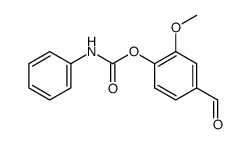 4-FORMYL-2-METHOXYPHENYL PHENYLCARBAMATE结构式