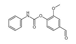 4-FORMYL-2-METHOXYPHENYL PHENYLCARBAMATE structure