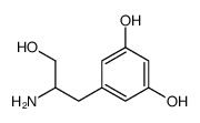 5-(2-amino-3-hydroxypropyl)benzene-1,3-diol结构式