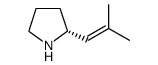 Pyrrolidine, 2-(2-methyl-1-propenyl)-, (+)- (9CI) Structure