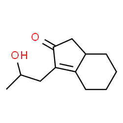 2H-Inden-2-one,3,3a,4,5,6,7-hexahydro-1-(2-hydroxypropyl)-(9CI) Structure