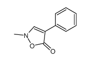 2-methyl-4-phenyl-1,2-oxazol-5-one Structure