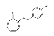 2-((4-chlorobenzyl)oxy)cyclohepta-2,4,6-trien-1-one结构式