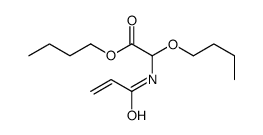 butyl 2-butoxy-2-(prop-2-enoylamino)acetate结构式