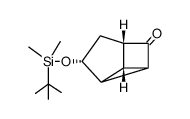 3-endo-3-t-butyldimethylsilyloxytricyclo[3.2.0.02,7]heptan-6-one结构式