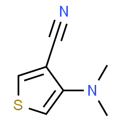 3-Thiophenecarbonitrile,4-(dimethylamino)-(9CI) Structure