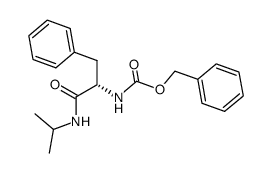 N-Benzyloxycarbonyl-(L)-Phenylalanine Isopropylamide Structure