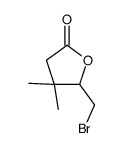 5-(bromomethyl)-4,4-dimethyloxolan-2-one Structure