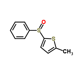 Thiophene, 2-methyl-5-(phenylsulfinyl)- (9CI) picture
