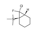 7-Chloro-7-fluoro-1-(trimethylsilyl)norcarane结构式