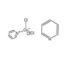 pyridinium trichloro pyridine cobaltate(II)结构式