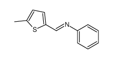 1-(5-methylthiophen-2-yl)-N-phenylmethanimine结构式