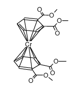 Bis(phthalsaeure-dimethylester)chrom(0) Structure