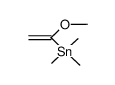 (α-methoxyvinyl)trimethyltin Structure