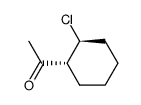 trans-2-chloro-1-acetylcyclohexane Structure
