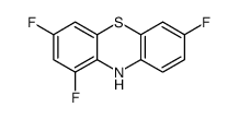 1,3,7-trifluoro-10H-phenothiazine结构式