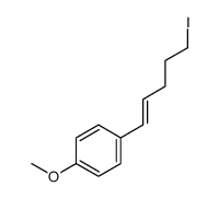 1-(5-iodopent-1-enyl)-4-methoxybenzene Structure