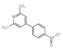 2,6-dimethyl-4-(4-nitrophenyl)pyridine结构式