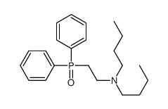 N-butyl-N-(2-diphenylphosphorylethyl)butan-1-amine结构式