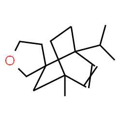 4',5'-dihydro-1-isopropyl-4-methylspiro[bicyclo[2.2.2]oct-5-ene-2,3'(2'H)-furan]结构式