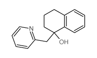 1-(pyridin-2-ylmethyl)tetralin-1-ol结构式