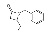 1-Benzyl-4-(iodomethyl)azetidin-2-one Structure