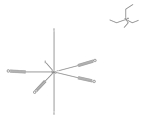 (Et4N)(Mo(CO)4I3) Structure