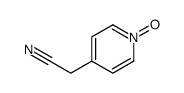 2-(1-oxidopyridin-1-ium-4-yl)acetonitrile结构式
