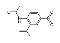 acetic acid-(2-isopropenyl-4-nitro-anilide) Structure