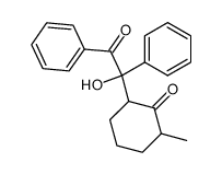 optically inactive 2-hydroxy-2-(3-methyl-2-oxo-cyclohexyl)-1,2-diphenyl-ethanone结构式