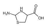 4-Thiazolidinecarboxylicacid,2-amino-(9CI) structure