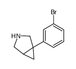 1-(3-bromophenyl)-3-azabicyclo[3.1.0]hexane结构式