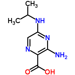 3-Amino-5-(isopropylamino)-2-pyrazinecarboxylic acid Structure