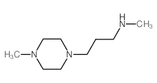 N-甲基-3-(4-甲基-1-哌嗪基)-1-丙胺结构式