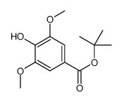tert-butyl 4-hydroxy-3,5-dimethoxybenzoate结构式