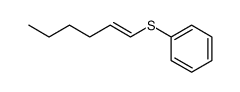 Hex-1-en-1-yl phenyl sulfide结构式